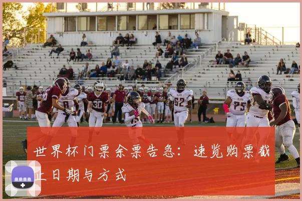 世界杯门票余票告急：速览购票截止日期与方式