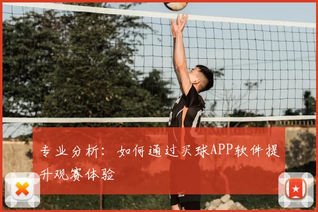 专业分析：如何通过买球APP软件提升观赛体验