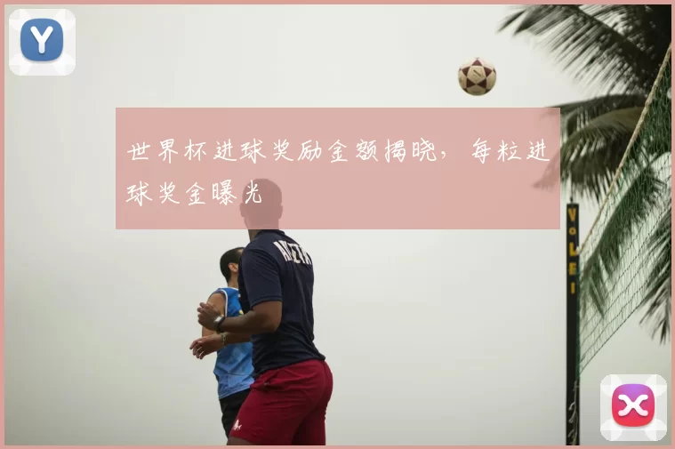 世界杯进球奖励金额揭晓,每粒进球奖金曝光
