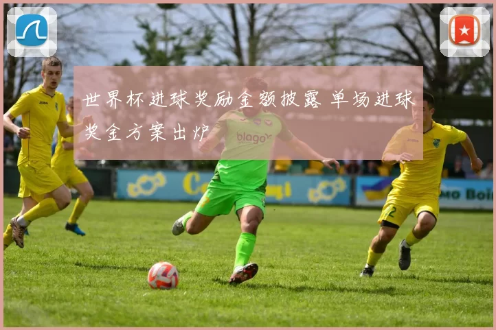 世界杯进球奖励金额披露 单场进球奖金方案出炉
