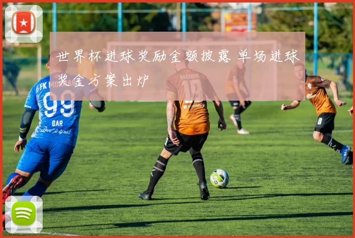 世界杯进球奖励金额披露 单场进球奖金方案出炉