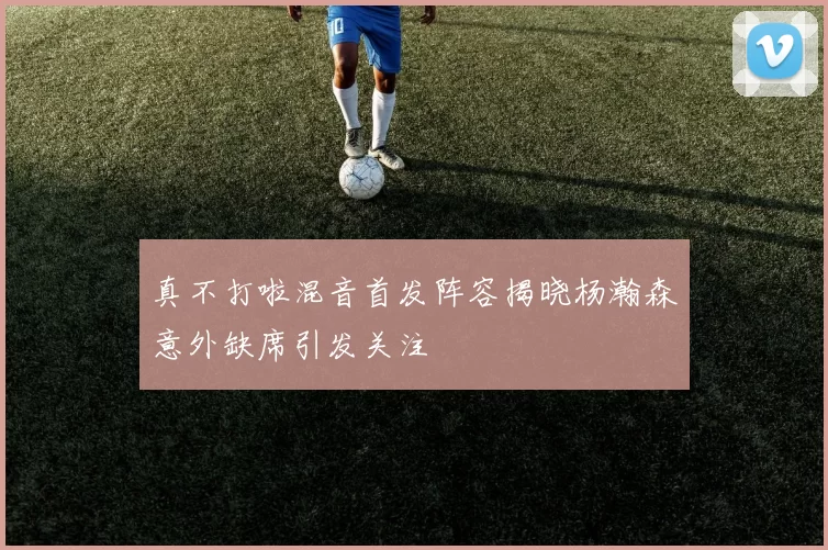 真不打啦混音首发阵容揭晓杨瀚森意外缺席引发关注